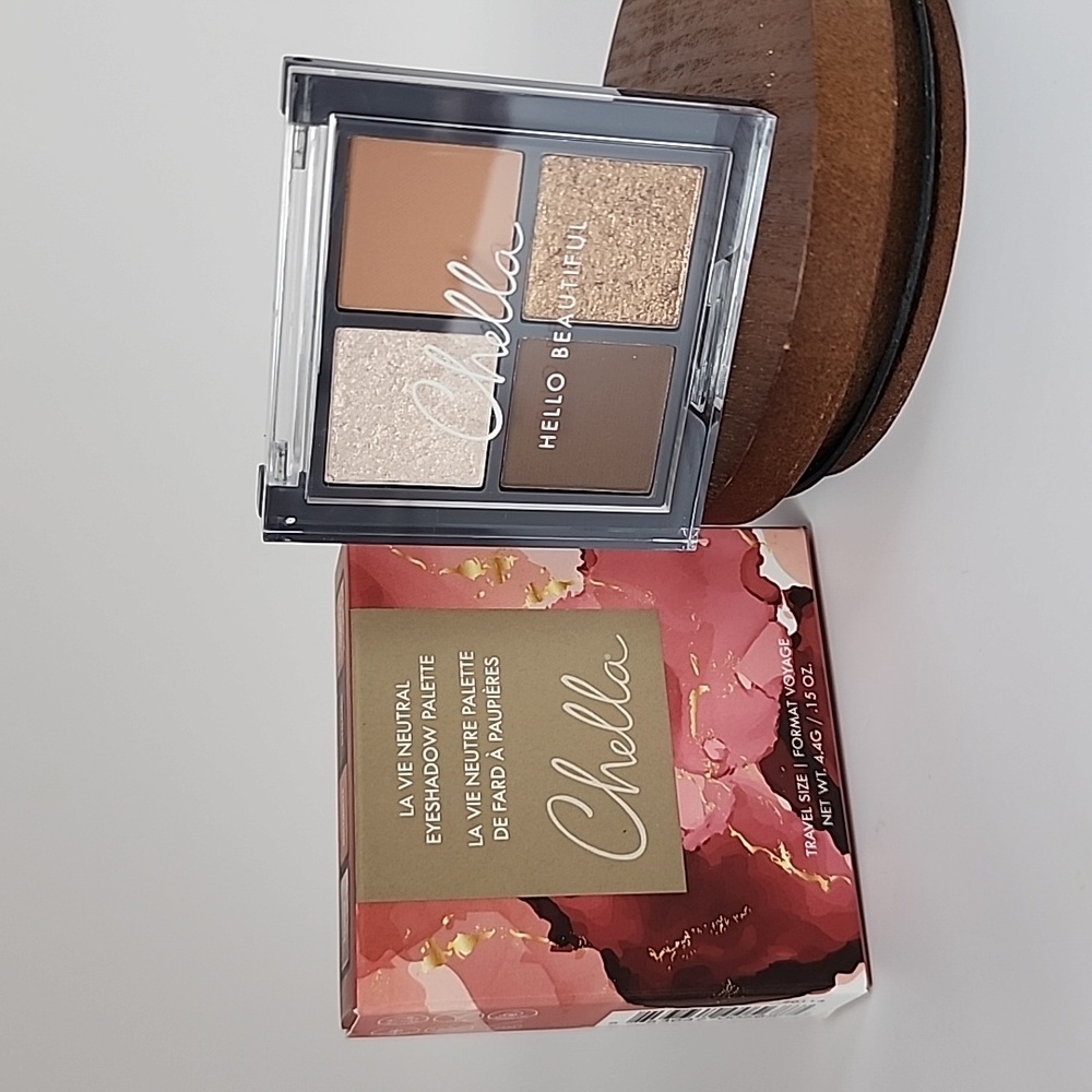 Chella Hello Beautiful LA Vie Neutral Eyeshadow Palette - Travel Size
